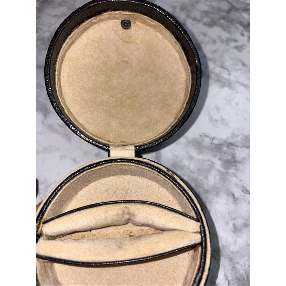 Jewelry Case Travel Size Removeable top tray Black Snap Case
